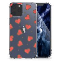 iPhone 12 Pro Max Doorzichtige Silicone Hoesje Hearts