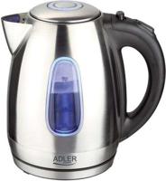 Adler AD 1223 waterkoker 1,7 l Zwart, Roestvrijstaal 2200 W