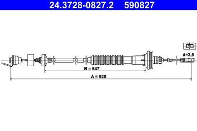 Koppelingkabel 24372808272