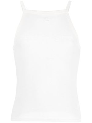 Courrèges débardeur Bumpy Contrast - Blanc