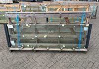 Tijdelijk 15% korting | Cube - Glasschuifsysteem R3 (3-spoor) type G - 450x246 cm - Antraciet Structuur - uitgevoerd als middensluiting - naturel rails - excl. Bevestigingsmateriaal - SALE25019 Verasol