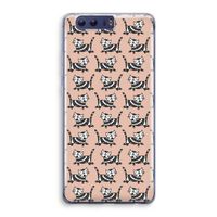 Zwarte poes: Honor 9 Transparant Hoesje