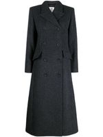 By Malene Birger manteau long Gardeniia à carreaux - Bleu