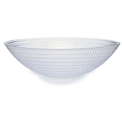 Grote Fruitschaal - Bewerkt Glas - 30,5 cm - Rond - Serveerschaal