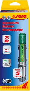 Sera 25W Aquarium-Regelverwarming - Compact & Veilig voor Alle Aquaria, Kwartsglas Design