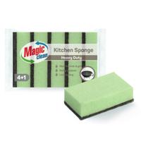 Benson Schuursponsjes set - 5x stuks - heavy duty - vezelspons - sterke reiniging