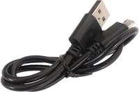 Wittkop Fietszadel kelvin accu met zadelstrop - zwart