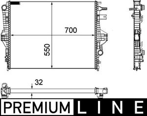 Radiateur CR1184000P