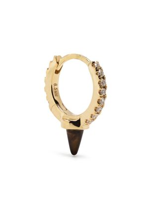MARIA TASH créole Spike en or 18ct pavée de diamants