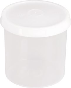 Hunersdorff Pot | 1000 ml met schroefdeksel | rond natuur | H126xD125mm | 1 stuk - 915600 915600