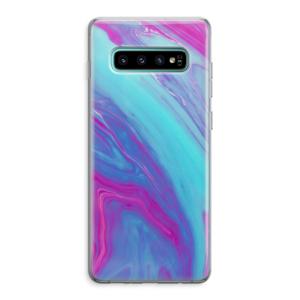 Zweverige regenboog: Samsung Galaxy S10 Plus Transparant Hoesje