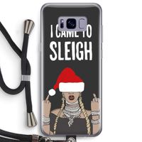 Came To Sleigh: Samsung Galaxy S8 Plus Transparant Hoesje met koord