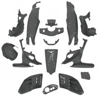 Edge Plaatset 15-delig voor gilera runner tot bouwjaar 08-2005 - nardo grey