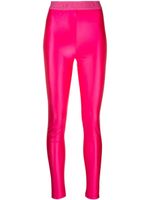 Versace Jeans Couture legging taille haute à bande logo - Rose