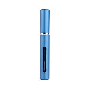 Luxe Mini Parfum Flesje - Navulbaar - 5 ml - Reisflesje - Parfumverstuiver - Mat Blauw kopen
