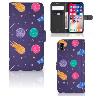 Apple iPhone Xs Max | Wallet Case | met Pasjes | Space