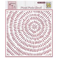 Nellie's Choice • sjabloon gesneden hout 15x15cm