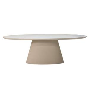 Giga Meubel - Eettafel Rechthoek 160cm - Beige Eco Composiet - Cleo