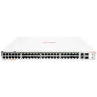 Aruba Instant On 1960 48G 40p Class4 8p Class6 PoE 2XGT 2SFP+ 600W Managed L2+ Gigabit Ethernet (10/100/1000) Power over Ethernet (PoE) 1U Wit - thumbnail