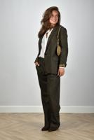 Isabel Marant broek Lisetta PA0569FA-C3F01I dark bronze