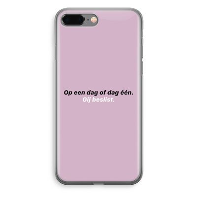 gij beslist: iPhone 8 Plus Transparant Hoesje