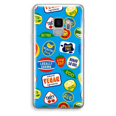 Fruitsticker: Samsung Galaxy S9 Transparant Hoesje