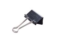 Papierklem maul foldback 215 19mm zwart 6 stuks