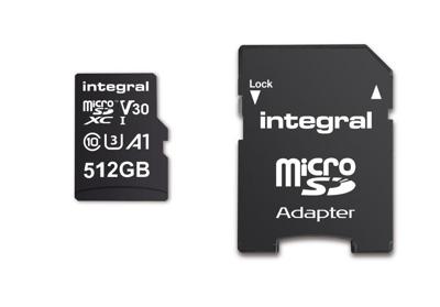 Integral Micro SD geheugenkaart V30 512GB - 9500420