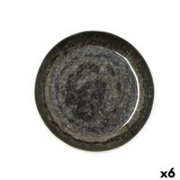 Diep bord Bidasoa Elite Bruin Keramisch 21,5 x 4,6 cm (6 Stuks)