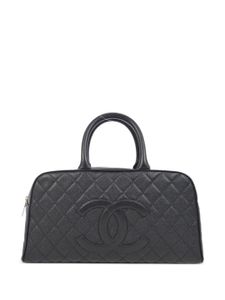 CHANEL Pre-Owned sac fourre-tout à matelassage losanges (2003) - Noir