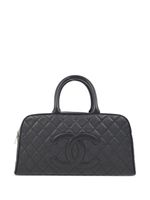 CHANEL Pre-Owned sac fourre-tout à matelassage losanges (2003) - Noir