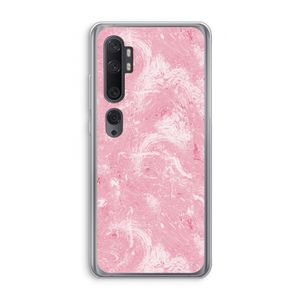 Abstract Painting Pink: Xiaomi Mi Note 10 Transparant Hoesje