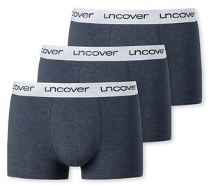 Schiesser Boxershorts Uncover Function blauw 3-pack