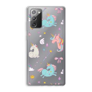 Fantasiewereld: Samsung Galaxy Note 20 / Note 20 5G Transparant Hoesje
