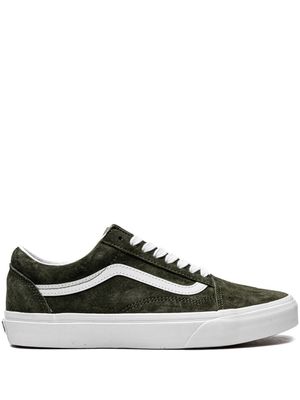 Vans baskets Old Skool en daim - Vert