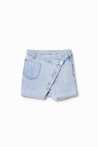 Gekruiste denim minirok Maitrepierre - BLUE - L