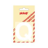 Deco letter q helvetica wit 60 mm Pickup - Pickup