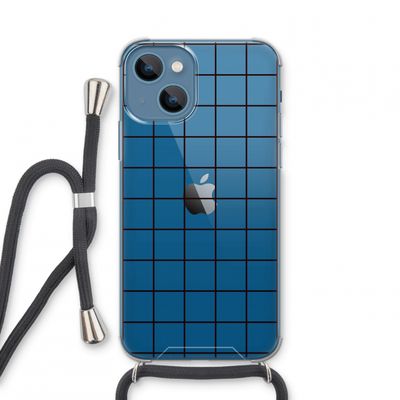 Rooster: iPhone 13 mini Transparant Hoesje met koord