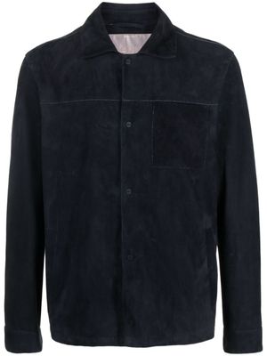 Herno surchemise en daim - Bleu
