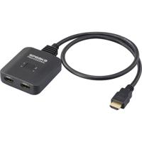 SpeaKa Professional SP-HDMIBS-100 HDMI-switch 2 + 1 poorten Bidirectioneel bruikbaar 7680 x 4320 Pixel