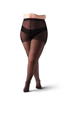 HEMA Panty curvy stretch 20 denier zwart (zwart)