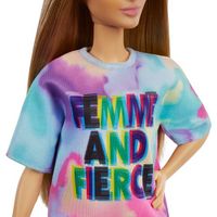 Mattel Fashionistas Doll 159 Tie-Dye T-Shirt Dress - thumbnail