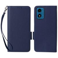 Motorola Moto G24 Power/G24 Wallet Case met Magnetische Sluiting - Donkerblauw - thumbnail