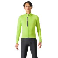 Castelli Entrata Thermal fietsshirt lange mouw electric lime/dark gray heren XXXL