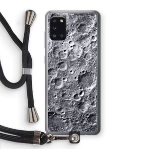 Maanlandschap: Samsung Galaxy A31 Transparant Hoesje met koord