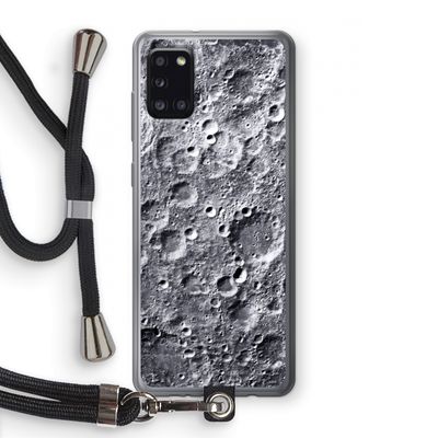 Maanlandschap: Samsung Galaxy A31 Transparant Hoesje met koord
