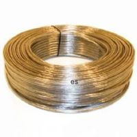 Snoer 2x0,75 vmvl transparant zilver rond