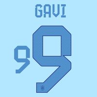 Gavi 9 (Officiële Spanje Away Bedrukking 2022-2023) - thumbnail