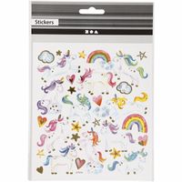 Kinder agenda stickers unicorn