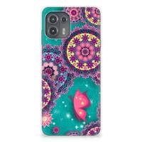 Motorola Edge 20 Lite | Hoesje maken | Cirkels en Vlinders